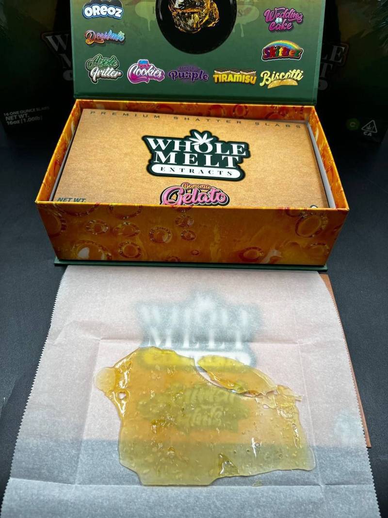 Whole Melt Banana Gelato Shatter - Whole Melt Extract Official