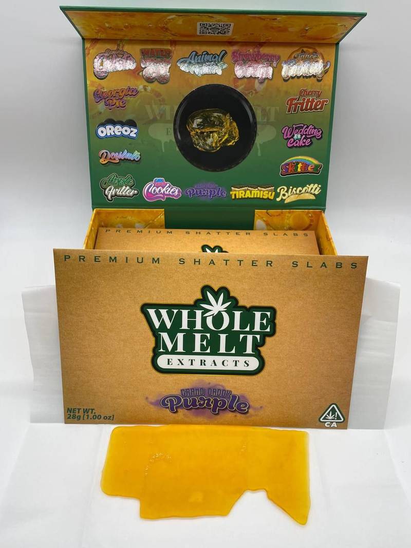 Grand Daddy Purple Shatter - Whole Melt Extract Official